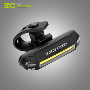 贝斯卡自行车防水前灯骑行装备USB可充电山地车警示尾灯单车配件