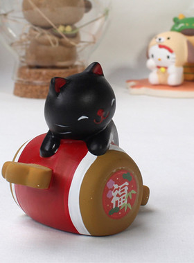 招财猫日式风陶瓷工艺品家居装饰