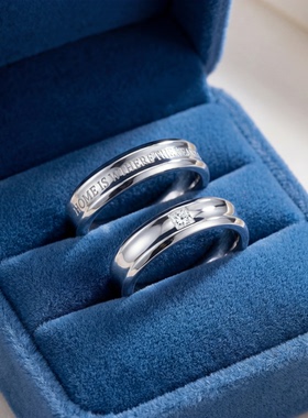 GT925银培育钻求婚对戒