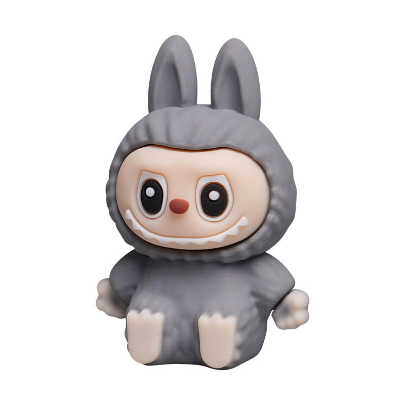 labubu汽车显示屏摆件中控台车载电脑电视卡通瑜伽拉布布内饰用品,淘宝优惠券,粉丝福利购,淘宝优惠卷