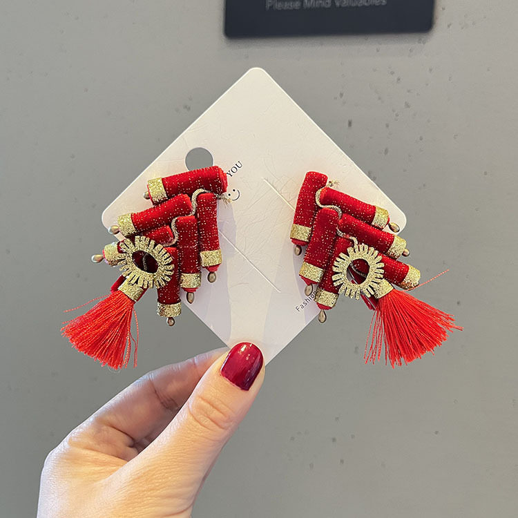 丝绒福袋兔年新年发饰女儿童流苏蝴蝶结发夹可爱女童中国风汉发卡,淘宝优惠券,粉丝福利购,淘宝优惠卷