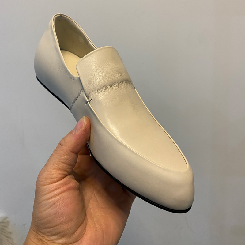 胎牛皮尖头平底内增高女士乐福鞋休闲舒适小皮鞋一脚蹬深口单鞋女,淘宝优惠券,粉丝福利购,淘宝优惠卷