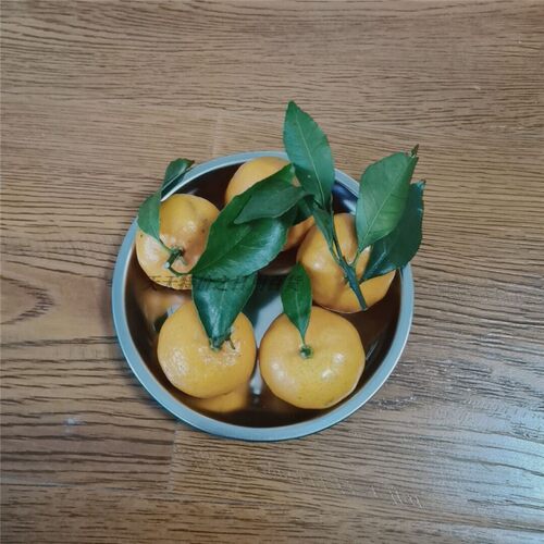 不锈钢碟圆盘子餐馆菜碟子浅盘8-12cm调料碟酱油味碟10个包邮 - 图1
