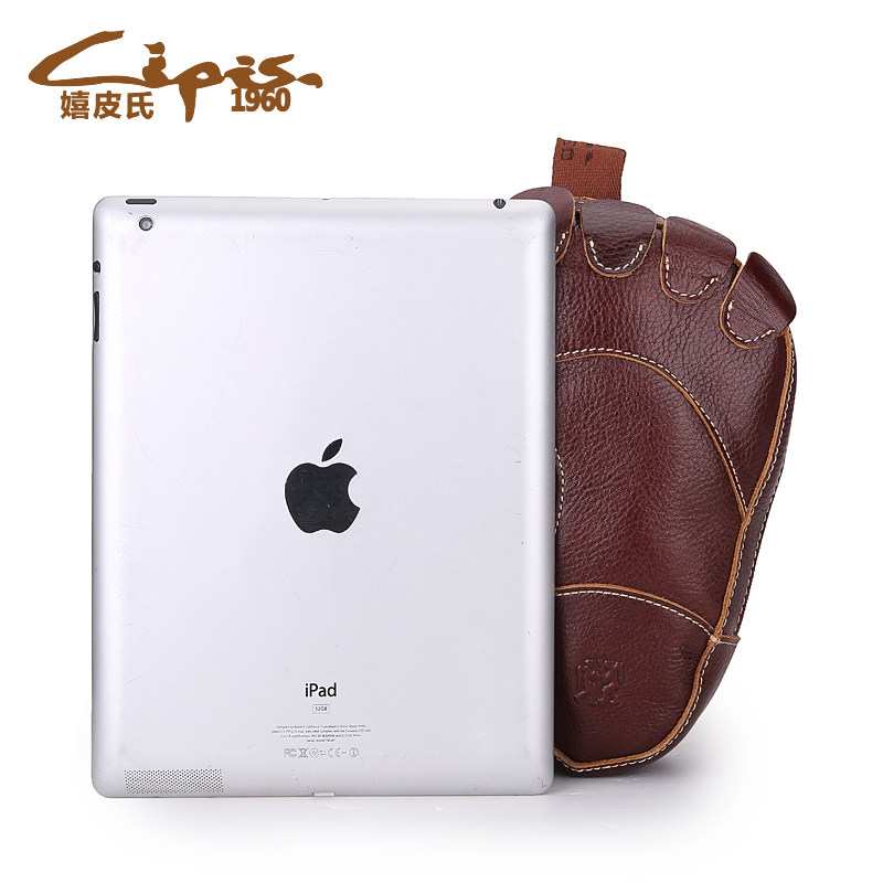 嬉皮氏手工皮具脚丫迷你胸包斜挎包 嬉皮氏女士包袋