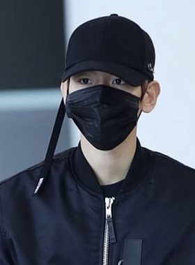 MACKBARRY同款韩国棒球帽长带子