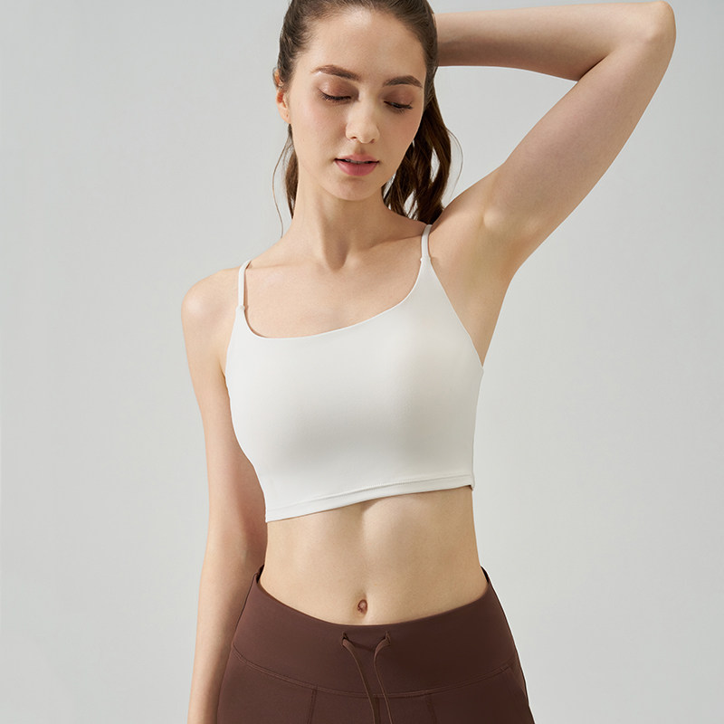 固定杯运动文胸女新款细带U型美背健身上衣女跑步训练瑜伽内衣,淘宝优惠券,粉丝福利购,淘宝优惠卷