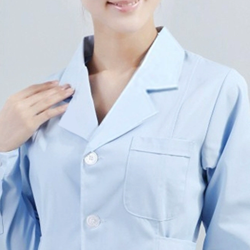 Униформа медсестры, демисезонный пуховик, белый халат для работы, большой размер, короткий рукав