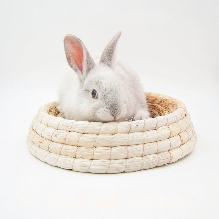 兔子草窝荷兰猪兔兔专用保暖防咬宠物草编躲避窝豚鼠屋用品兔子窝,淘宝优惠券,粉丝福利购,淘宝优惠卷