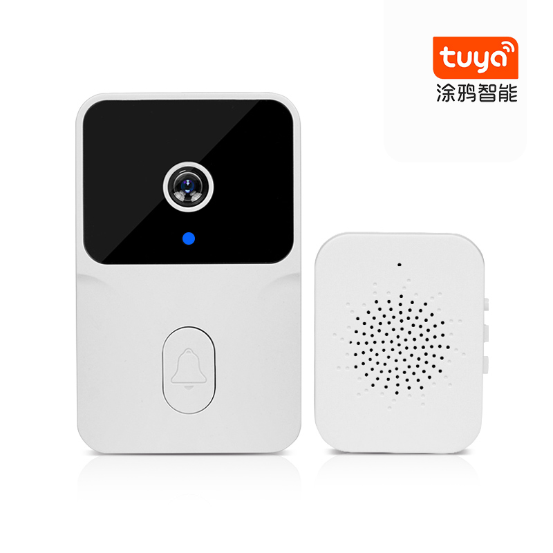 WIFI无线智能门铃家用可视对讲手机远程监控拍照录像涂鸦APP