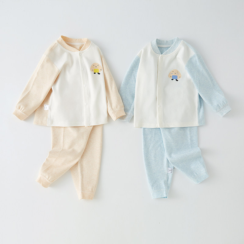 舒绒婴儿内衣套装开衫保暖秋衣秋裤无骨春秋装儿童居家宝宝睡衣棉,淘宝优惠券,粉丝福利购,淘宝优惠卷