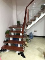 Manufacturer Direct sales In-house installation straight beams Stairs Steel Wood Stairs Integral Stairs Duplex Stairway Interior Stairs Customised