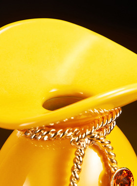 珐琅彩玻璃花瓶摆件客厅玄关装饰品美式干花插花家居奢华欧式花瓶