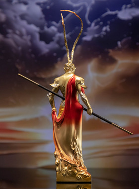铜艺坊厂家定制齐天大圣黑神话孙悟空铜摆件动漫人物铸铜雕塑摆件