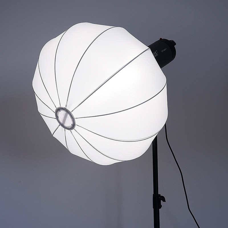 高档 65cm柔光球 球形柔光罩柔光箱便携外拍直播m灯罩灯笼球直