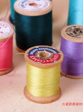 进口古董缝纫机道具元素老物件