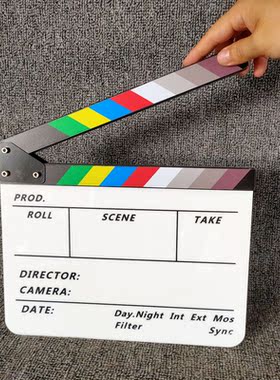 影视主题影楼道具导演板木亚克力