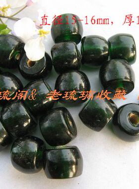 缠丝珠子宝琉阁琉璃扁鼓