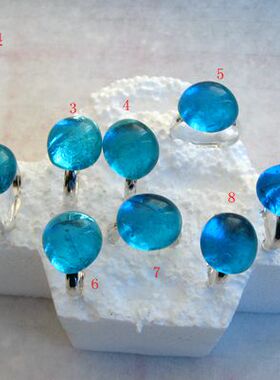 戒指戒面宝琉阁琉璃不规则