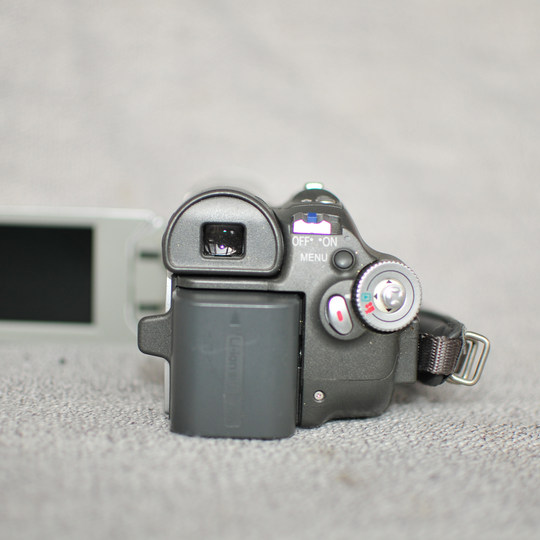 Panasonic ccd handheld dv camera retro color