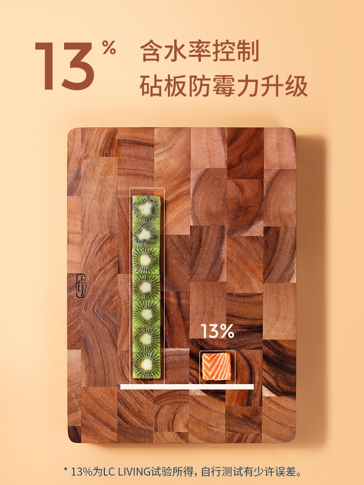 lcliving泰国相思木切菜板家用无漆无蜡占板案板按板实木砧板粘板 - 图0