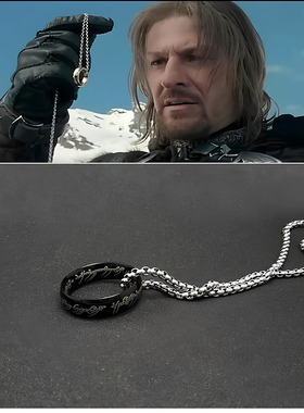 欧美魔戒指环钛钢男钛钢