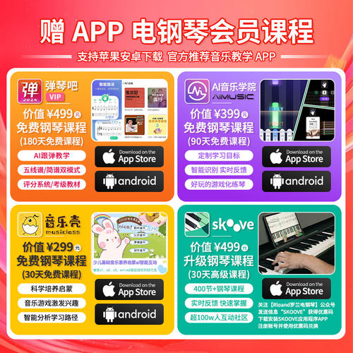 Roland罗兰电钢琴FP18家用初学专业儿童88键重锤便携数码电子钢琴 - 图1