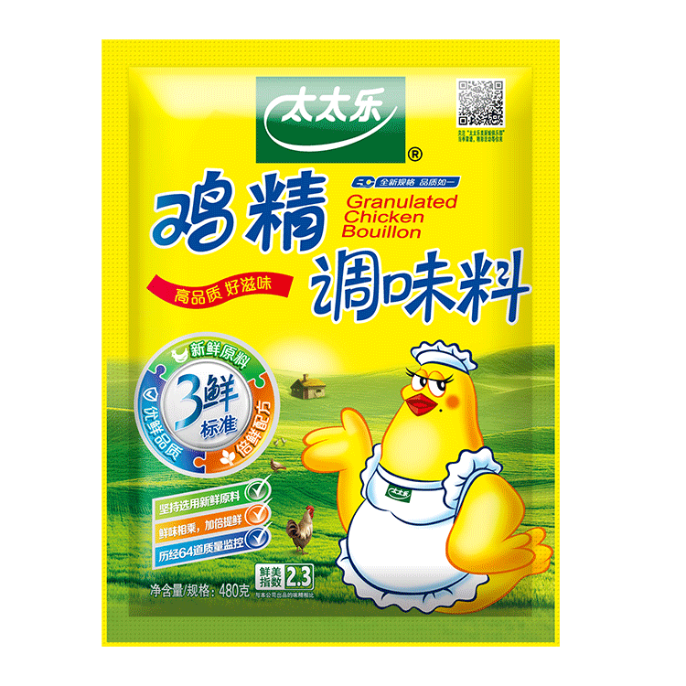 太太乐三鲜鸡精480g家用调味料增鲜代替味精炒菜增鲜调味品 - 图3