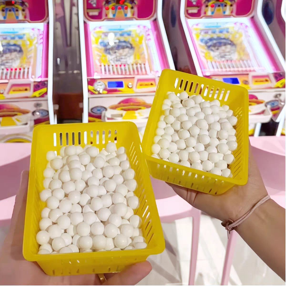 弹珠机专用陶瓷球游戏机圆珠拉杆扭蛋机白色高精度瓷珠10mm1213mm - 图1