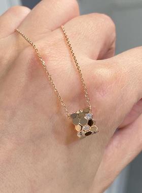 蜂巢项链女路路通锁骨链小蛮腰吊坠蜂窝万花筒时来运转Be my love