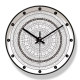 Living room clock Ipra Chinese style silent sweep seconds