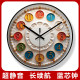 Yipula 7125 wall clock creative personality art clock living room new quartz clock home silent sweep second wall clock