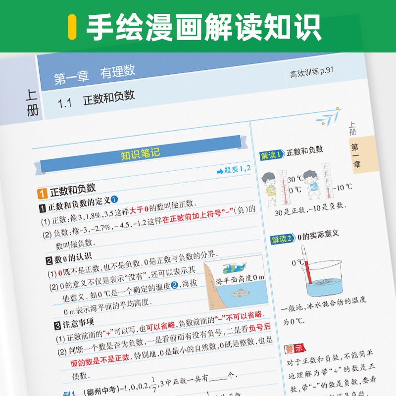 福建适用2024版学霸同步笔记七年级八九年级物理化学地理生物数学语文政治历史 pass绿卡 7-9年级上册下册人教版 初一初二漫画图解 - 图0