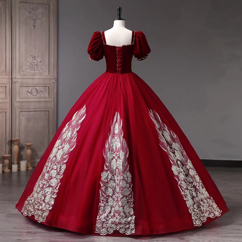 气质演出服学生声乐艺考晚礼服高端美声独唱蓬蓬裙宴会年会主持人