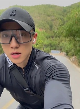变色骑行防风眼镜夜骑登山墨镜男士大框大脸偏光防紫外线太阳镜女