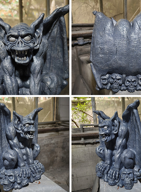 龙马兽雕塑庭院花园流水摆件