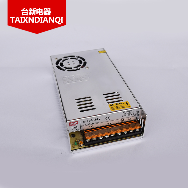 明伟开关电源S40024单组输出24VDC12VV电源变压器167A 400W - 图0