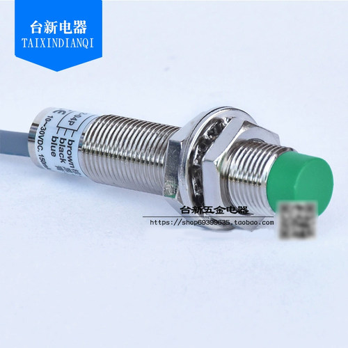 原装正品F0TEK阳明接近开关PM12-04P正极PNP常开传感器DC10-30V - 图1