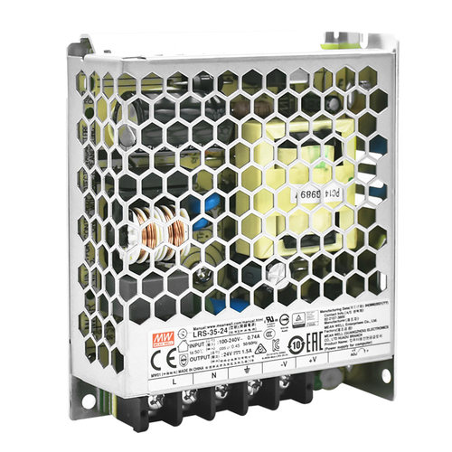 明纬开关电源LRS-50-24 12V 5伏35-100/150/200/350W直流变压器 - 图3