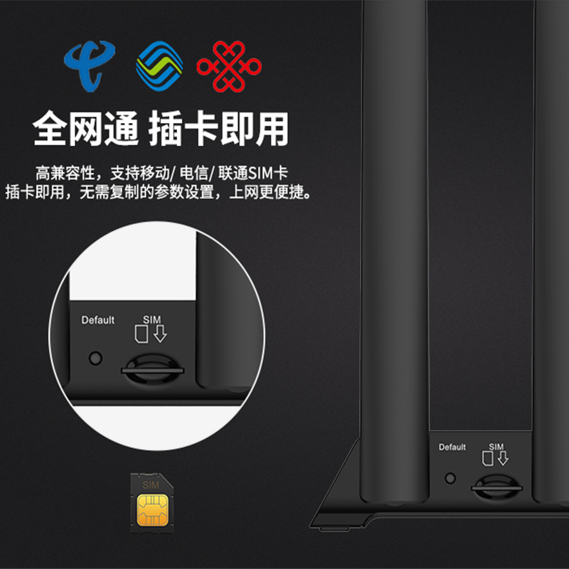 磊科4g路由器G1家用SIM卡免宽带WiFi全网通CPE无线 插电话卡上网转有线 随身Wi-Fi高速穿墙王 摆地摊山区独居 - 图1