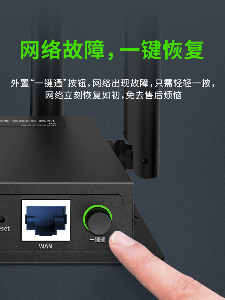 磊科9口b1无线b11千兆端口路由器 萍呙数码普通路由器