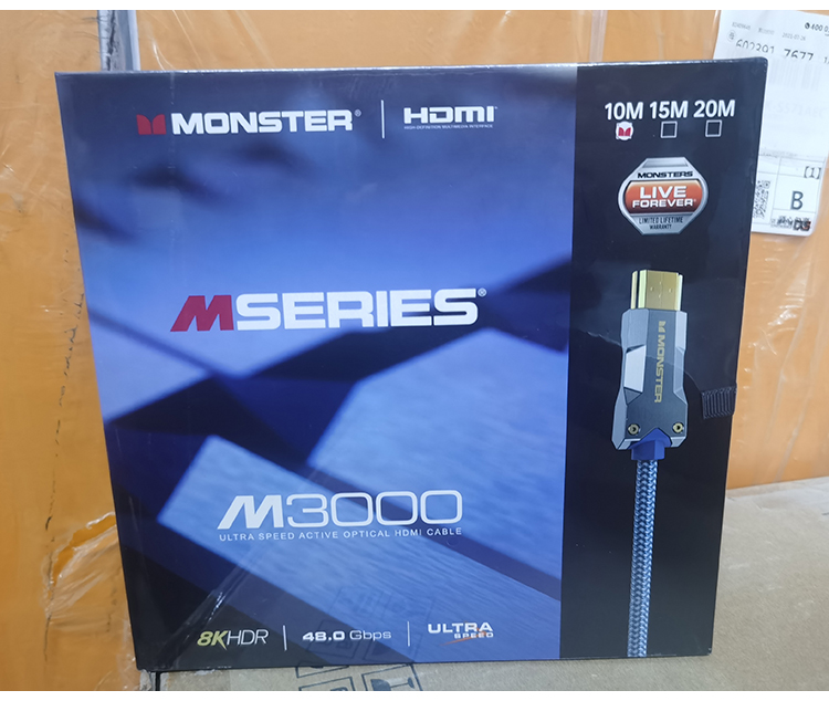 怪兽高清线MONSTER 魔声m3000 HDMI2.1高清线8K影音发烧家庭影院 - 图0