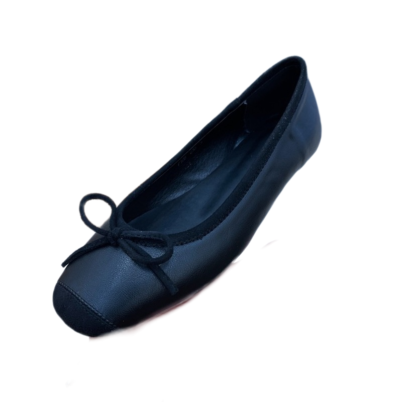 现韩国东大门女鞋2022春夏chic复古小圆方头蝴蝶结豹纹平底小单鞋,淘宝优惠券,粉丝福利购,淘宝优惠卷