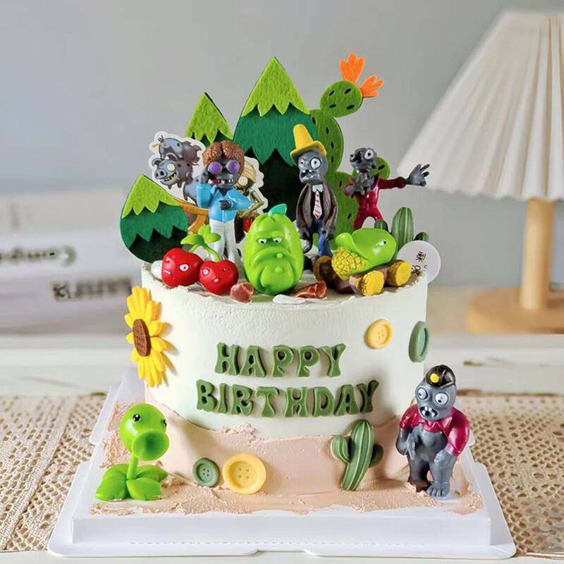 烘焙蛋糕装饰品网红植物大战僵尸人豌豆射手玉米插件生日派对摆件,淘宝优惠券,粉丝福利购,淘宝优惠卷