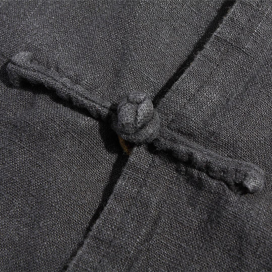 Nan 100% Ramie Reversible Men's Tang Suit Jacket