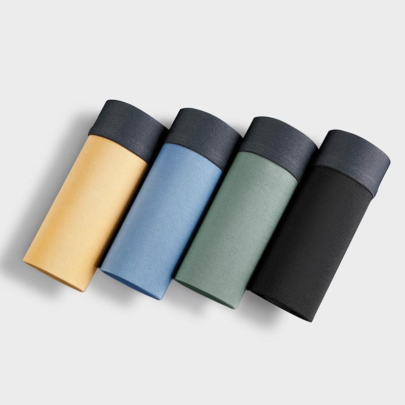 Z895男士内裤纯棉透气无痕中腰纯色简约平角裤抗菌运动四角短裤男,淘宝优惠券,粉丝福利购,淘宝优惠卷