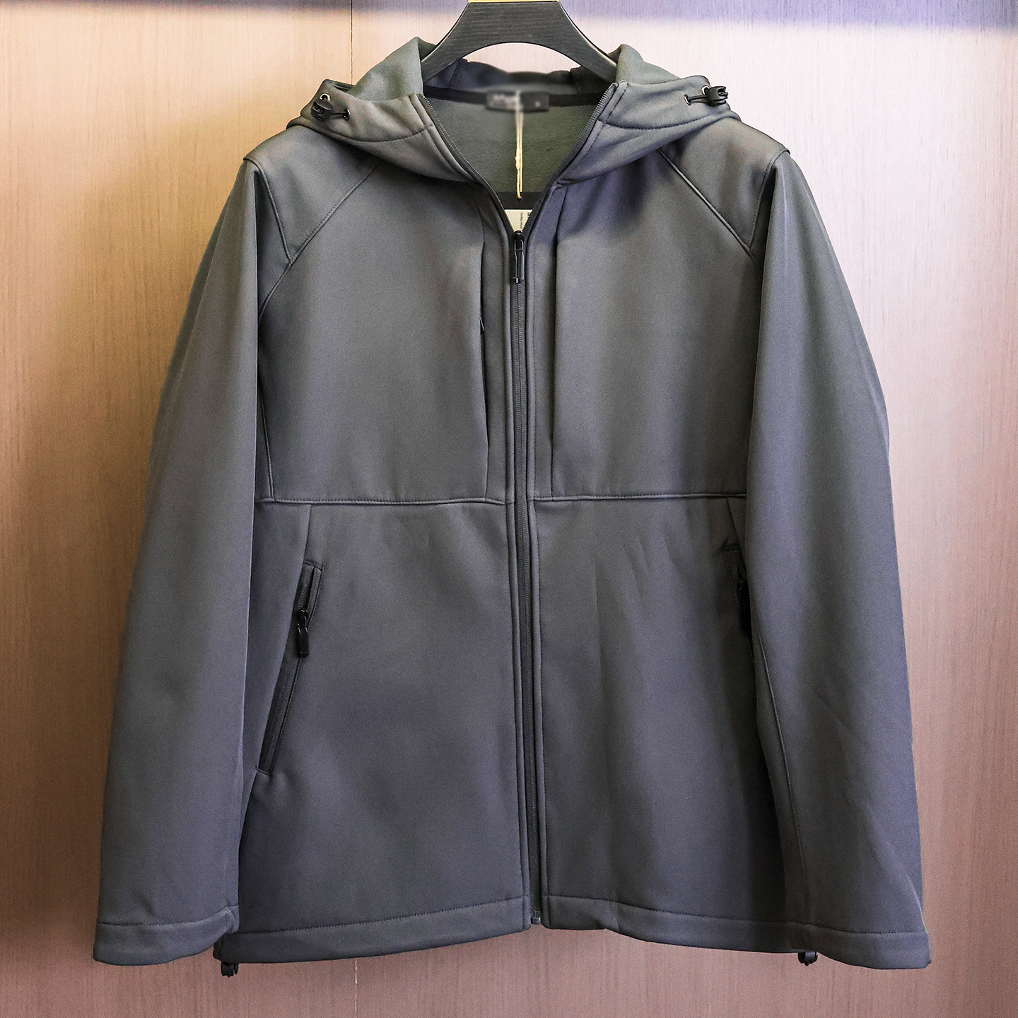 户外纯色连帽防风硬壳加绒长袖软壳衣长袖夹克外套男士冲锋衣Q486,淘宝优惠券,粉丝福利购,淘宝优惠卷