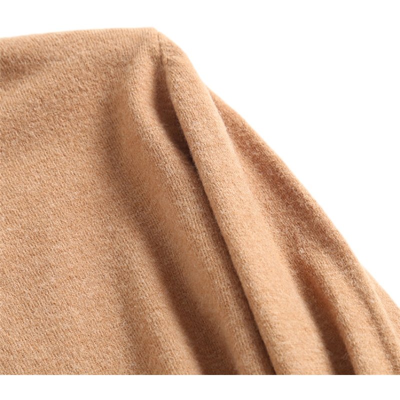 Y780纯色高领套头针织衫上衣冬季新款通勤百搭长袖女式毛衣 - 图3