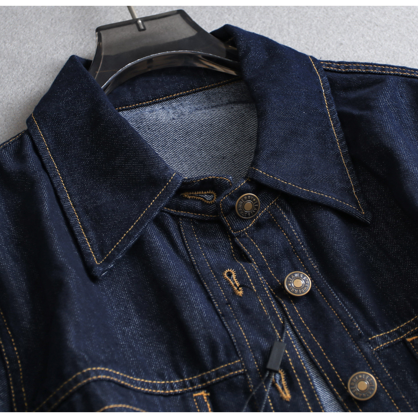 复古单宁翻领刺绣牛仔短外套可配一整套穿搭阔腿牛仔裤女套装V764,淘宝优惠券,粉丝福利购,淘宝优惠卷