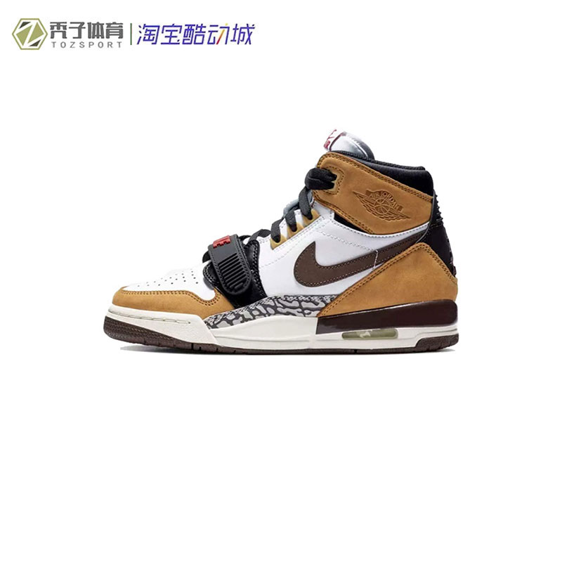 Air Jordan Legacy 312 GS大童女款AJ312爆裂纹篮球鞋 DO7442-401 - 图0