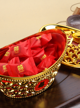 仿真塑料空心旺财糖果盒包邮元宝